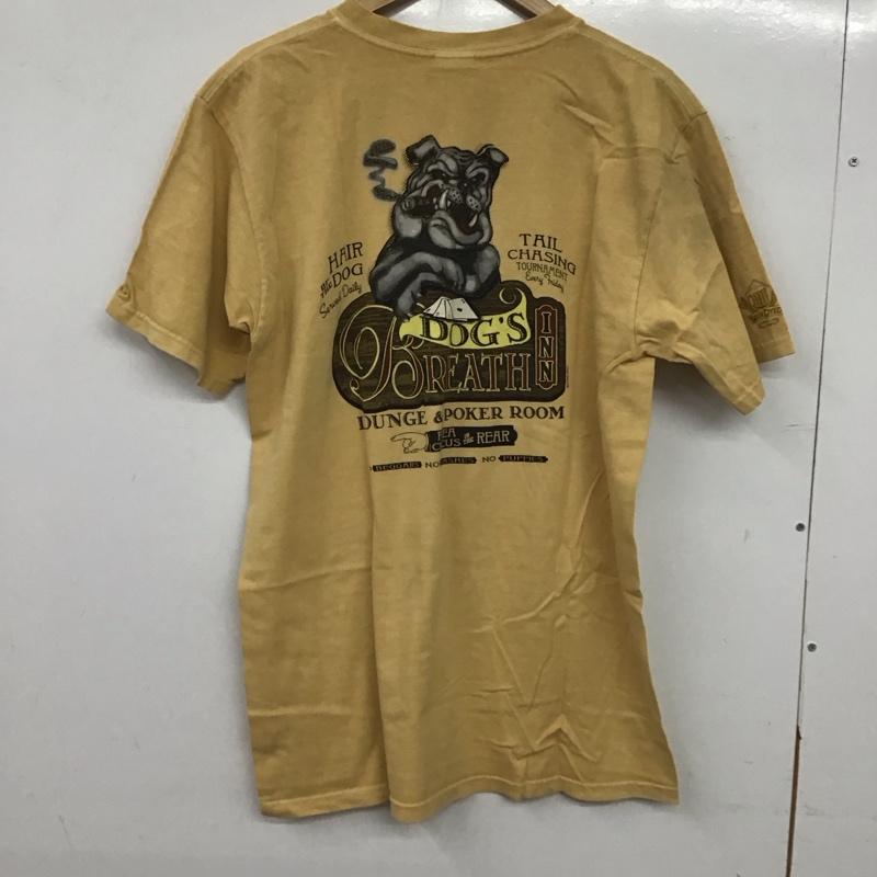 クレイジーシャツ crazy shirts Tシャツ 半袖 半袖カットソー プリントTシャツ クルーネックカットソー M プリント ベージュ / ベージュ / beige メンズ USED 古着 中古 10153416