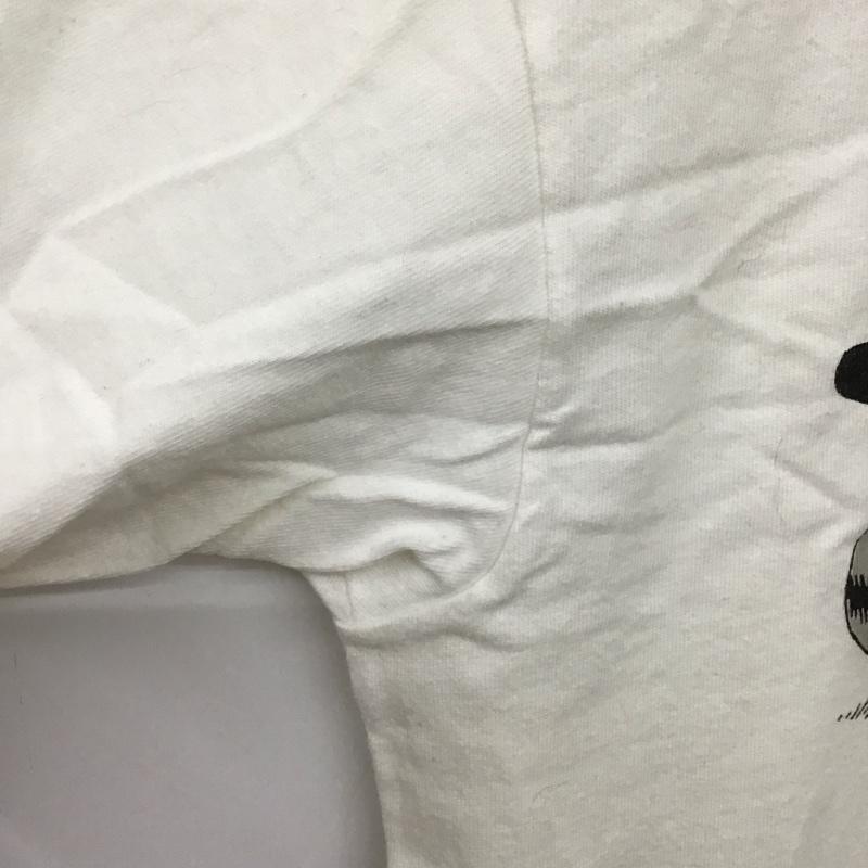クレイジーシャツ crazy shirts Tシャツ 半袖 半袖カットソー プリントTシャツ クルーネックカットソー M プリント 白 / ホワイト / white メンズ USED 古着 中古 10153418