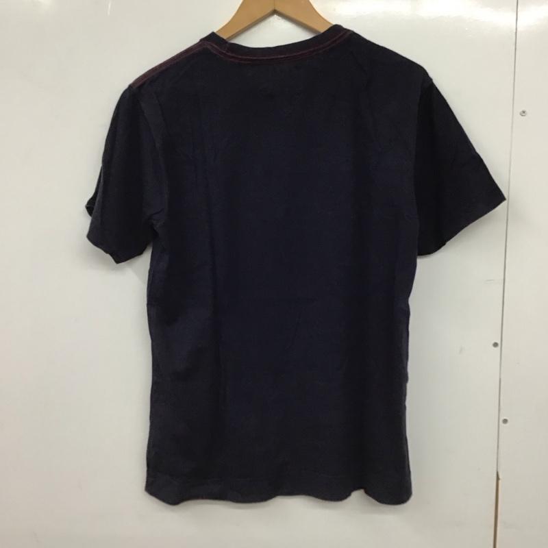 トミーヒルフィガー TOMMY HILFIGER Tシャツ 半袖 半袖カットソー プリントTシャツ クルーネックカットソー S ロゴ、文字 紺 / ネイビー / navy メンズ USED 古着 中古 10153419