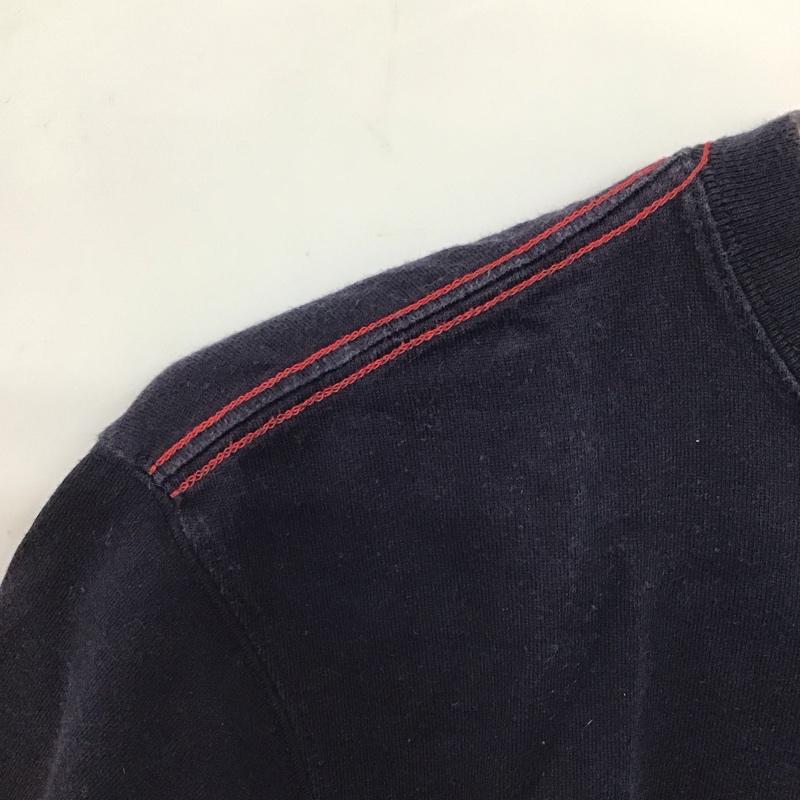 トミーヒルフィガー TOMMY HILFIGER Tシャツ 半袖 半袖カットソー プリントTシャツ クルーネックカットソー S ロゴ、文字 紺 / ネイビー / navy メンズ USED 古着 中古 10153419