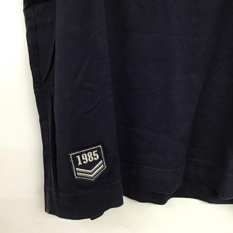 トミーヒルフィガー TOMMY HILFIGER Tシャツ 半袖 半袖カットソー プリントTシャツ クルーネックカットソー S ロゴ、文字 紺 / ネイビー / navy メンズ USED 古着 中古 10153419