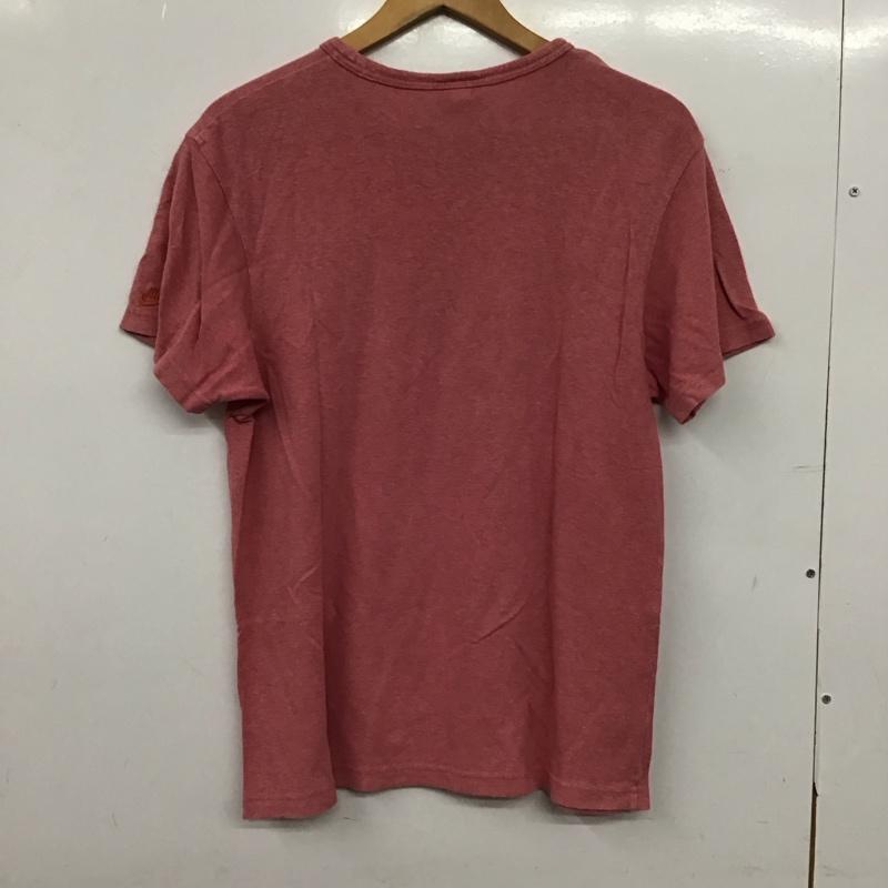 ナイキ NIKE Tシャツ 半袖 半袖カットソー プリントTシャツ クルーネックカットソー L ロゴ、文字 桃 / ピンク / pink メンズ USED 古着 中古 10153420