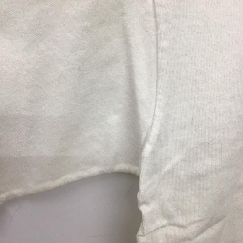 クレイジーシャツ crazy shirts Tシャツ 半袖 半袖カットソー プリントTシャツ クルーネックカットソー L プリント 白 / ホワイト / white メンズ USED 古着 中古 10153423