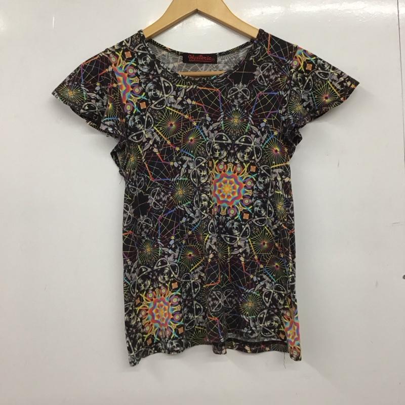 ヒステリック HYSTERIC Tシャツ 半袖 半袖カットソー プリントTシャツ クルーネックカットソー 140cm プリント マルチカラー / マルチカラー / multicolor ガールズ USED 古着 中古 10153425