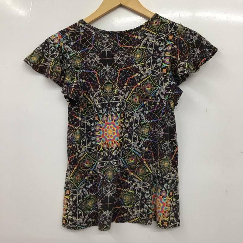 ヒステリック HYSTERIC Tシャツ 半袖 半袖カットソー プリントTシャツ クルーネックカットソー 140cm プリント マルチカラー / マルチカラー / multicolor ガールズ USED 古着 中古 10153425