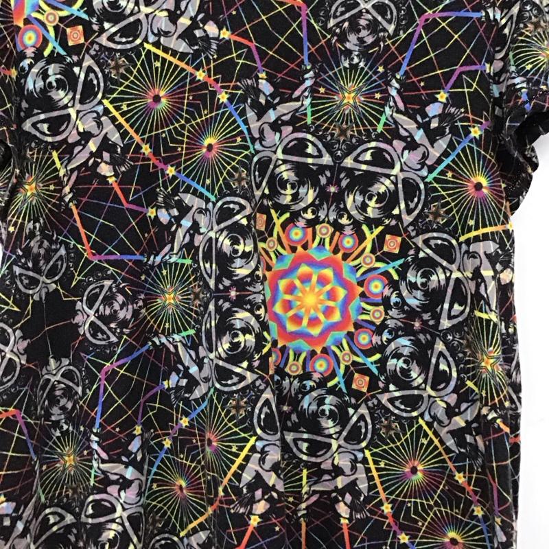 ヒステリック HYSTERIC Tシャツ 半袖 半袖カットソー プリントTシャツ クルーネックカットソー 140cm プリント マルチカラー / マルチカラー / multicolor ガールズ USED 古着 中古 10153425