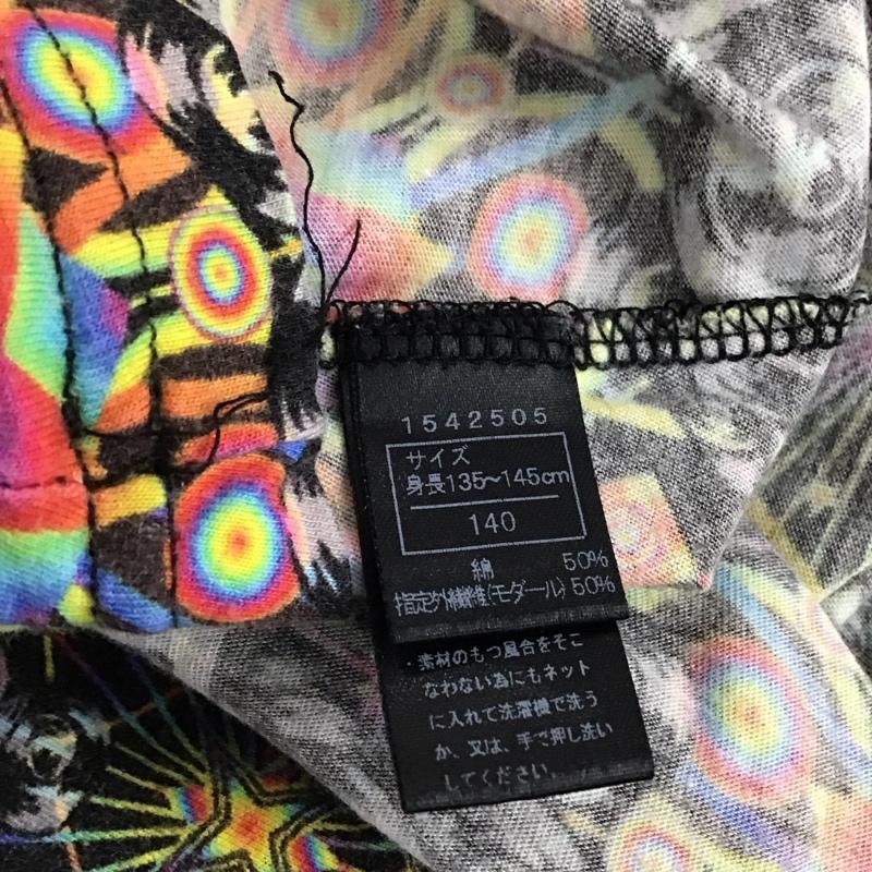 ヒステリック HYSTERIC Tシャツ 半袖 半袖カットソー プリントTシャツ クルーネックカットソー 140cm プリント マルチカラー / マルチカラー / multicolor ガールズ USED 古着 中古 10153425