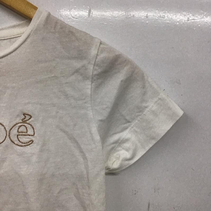 クロエ Chloe Tシャツ 半袖 半袖カットソー プリントTシャツ クルーネックカットソー プリント 白 / ホワイト / white ガールズ USED 古着 中古 10153426