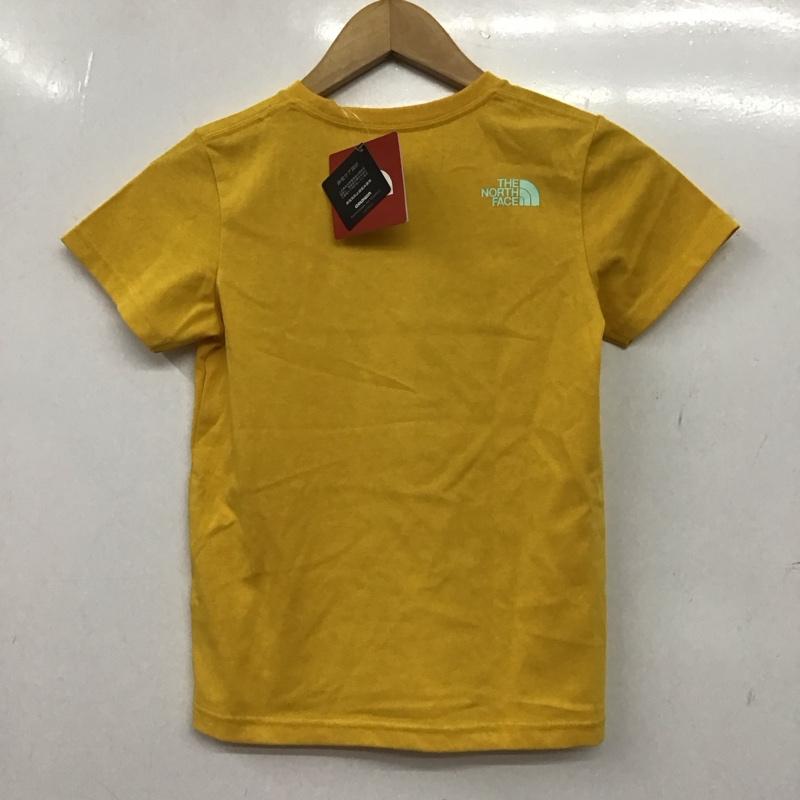 ザノースフェイス THE NORTH FACE Tシャツ 半袖 ntj31831 プリントTシャツ キャンピングT 130cm プリント 黄 / イエロー / yellow ボーイズ USED 古着 中古 10153427
