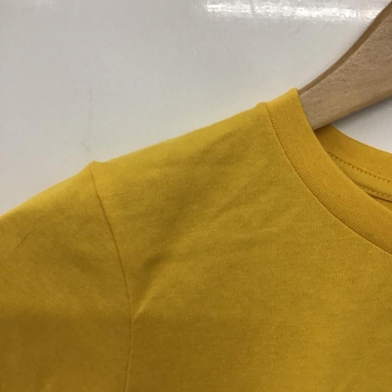 ザノースフェイス THE NORTH FACE Tシャツ 半袖 ntj31831 プリントTシャツ キャンピングT 130cm プリント 黄 / イエロー / yellow ボーイズ USED 古着 中古 10153427