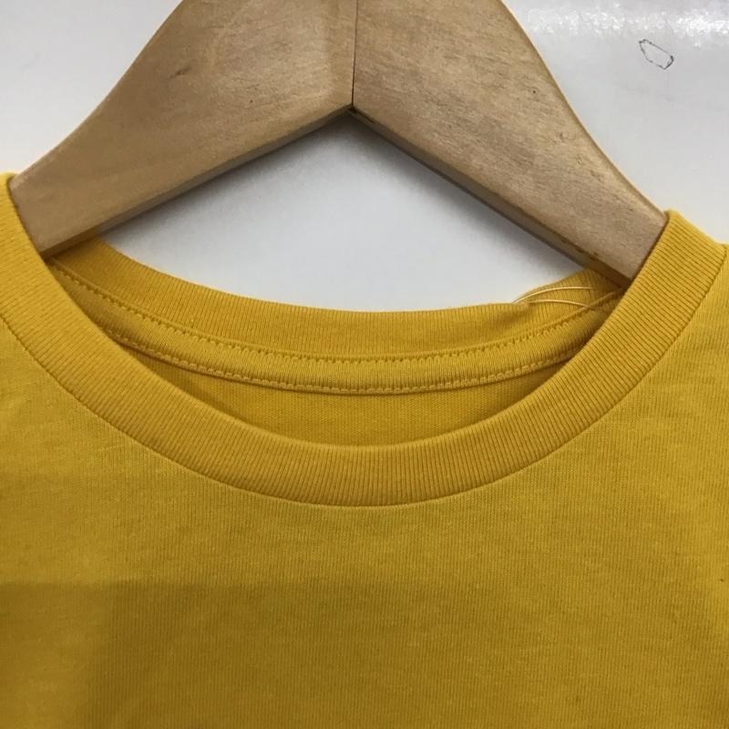 ザノースフェイス THE NORTH FACE Tシャツ 半袖 ntj31831 プリントTシャツ キャンピングT 130cm プリント 黄 / イエロー / yellow ボーイズ USED 古着 中古 10153427