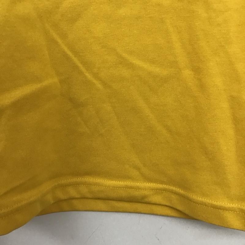 ザノースフェイス THE NORTH FACE Tシャツ 半袖 ntj31831 プリントTシャツ キャンピングT 130cm プリント 黄 / イエロー / yellow ボーイズ USED 古着 中古 10153427