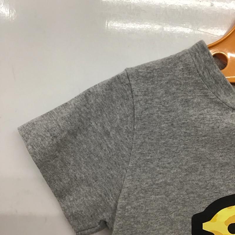 ベイプキッズ BAPEKIDS Tシャツ 半袖 半袖カットソー プリントTシャツ クルーネックカットソー 90cm プリント 灰 / グレー / gray ボーイズ USED 古着 中古 10153428