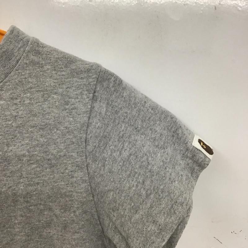 ベイプキッズ BAPEKIDS Tシャツ 半袖 半袖カットソー プリントTシャツ クルーネックカットソー 90cm プリント 灰 / グレー / gray ボーイズ USED 古着 中古 10153428
