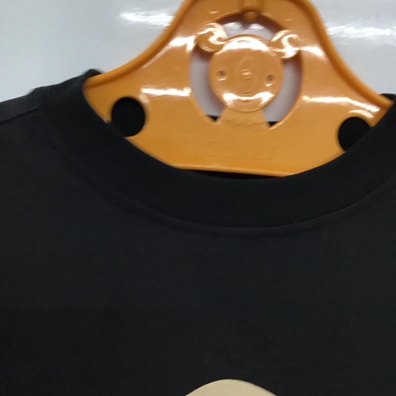 モンベル mont-bell Tシャツ 半袖 半袖カットソー プリントTシャツ クルーネックカットソー 100cm プリント 黒 / ブラック / black ボーイズ USED 古着 中古 10153429