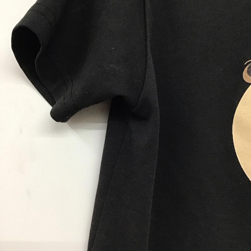 モンベル mont-bell Tシャツ 半袖 半袖カットソー プリントTシャツ クルーネックカットソー 100cm プリント 黒 / ブラック / black ボーイズ USED 古着 中古 10153429