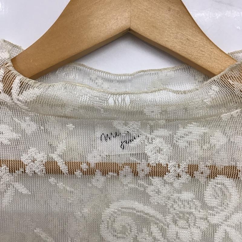 メリージェニー merry jenny カットソー 長袖 長袖カットソー 総レース FREE 総柄 アイボリー / アイボリー / レディース USED 古着 中古 10153434