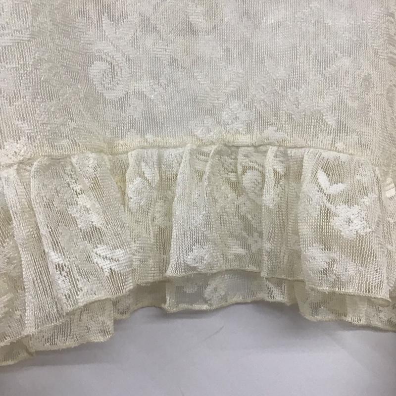 メリージェニー merry jenny カットソー 長袖 長袖カットソー 総レース FREE 総柄 アイボリー / アイボリー / レディース USED 古着 中古 10153434