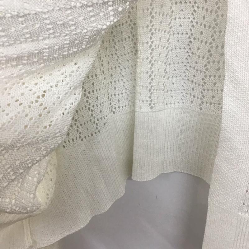 レイカズン Ray Cassin カーディガン 長袖 長袖カーディガン 前ボタン ニットカーディガン FREE  白 / ホワイト / white レディース USED 古着 中古 10153437