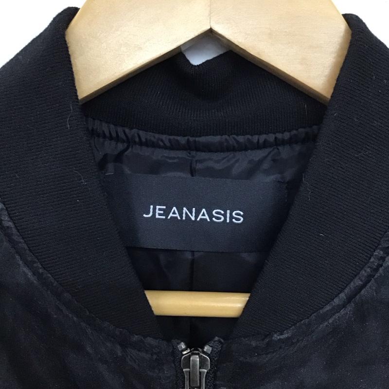ジーナシス JEANASIS ベスト ベスト ジップアップベスト ノースリーブカットソー アウター FREE 無地 黒 / ブラック / black レディース USED 古着 中古 10153439