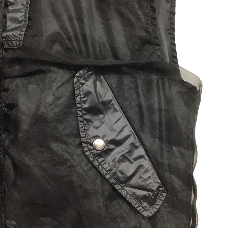 ジーナシス JEANASIS ベスト ベスト ジップアップベスト ノースリーブカットソー アウター FREE 無地 黒 / ブラック / black レディース USED 古着 中古 10153439