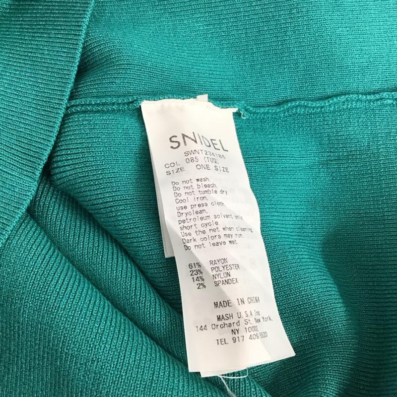 スナイデル SNIDEL ニット、セーター 長袖 長袖ニットカットソー ビックカラーネック ONE SIZE 無地 マルチカラー / マルチカラー / multicolor レディース USED 古着 中古 10153440