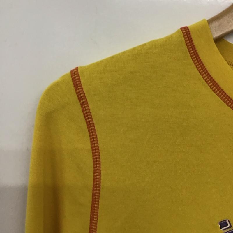 マウジー MOUSSY カットソー 長袖 長袖カットソー プリントカットソー クルーネック FREE プリント 黄 / イエロー / yellow レディース USED 古着 中古 10153441
