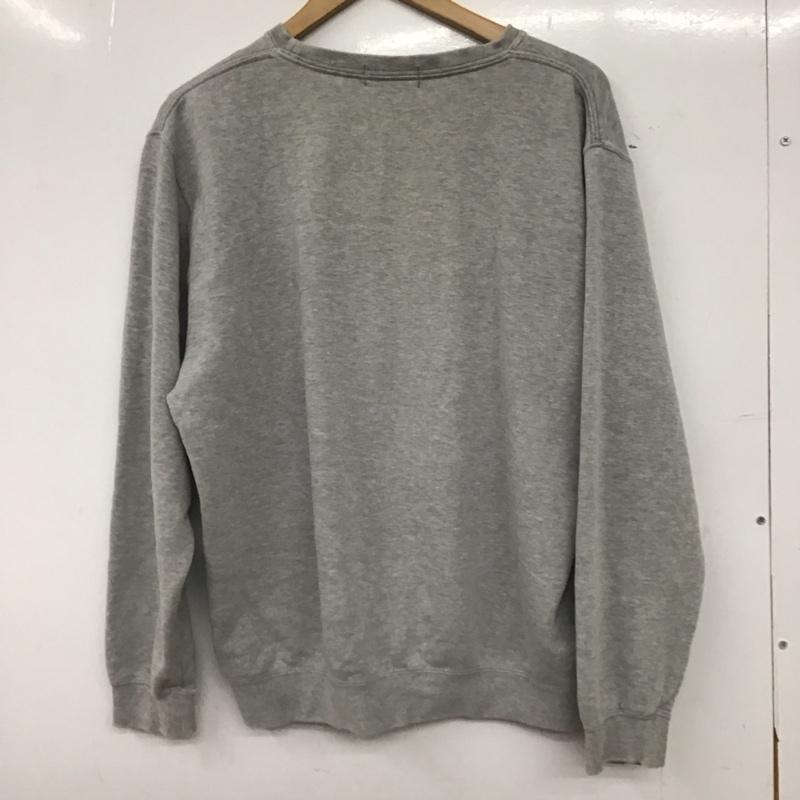 ラルフローレン RALPHLAUREN トレーナー 長袖 長袖トレーナー スウェット クルーネック プルオーバー 160cm プリント 灰 / グレー / gray レディース USED 古着 中古 10153443