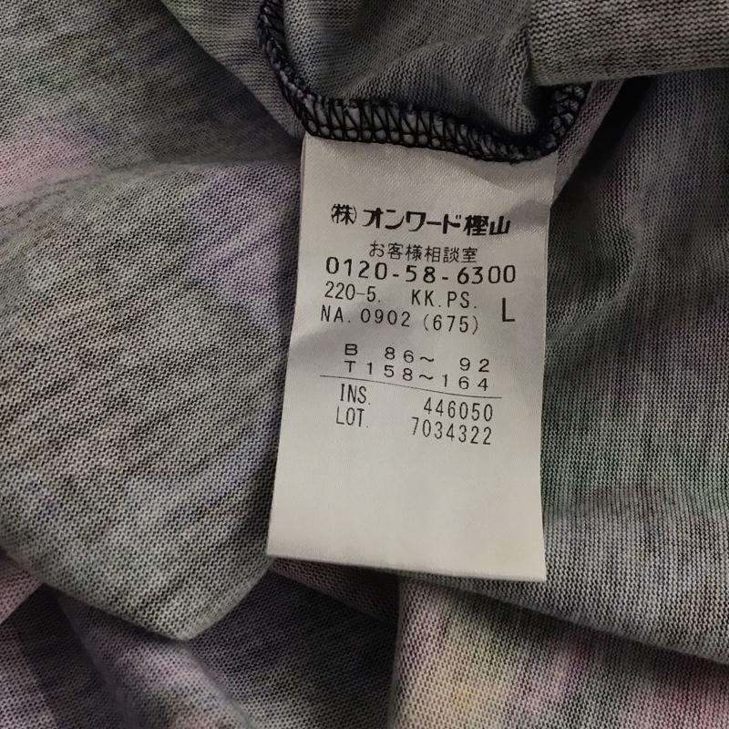ポールスミス Paul Smith Tシャツ 半袖 半袖カットソー プリントTシャツ クルーネックカットソー L プリント マルチカラー / マルチカラー / multicolor レディース USED 古着 中古 10153445
