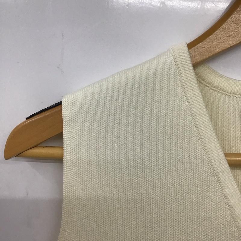 ザラ ZARA ベスト ベスト ニットベスト ノースリーブカットソー S 無地 アイボリー / アイボリー / レディース USED 古着 中古 10153449