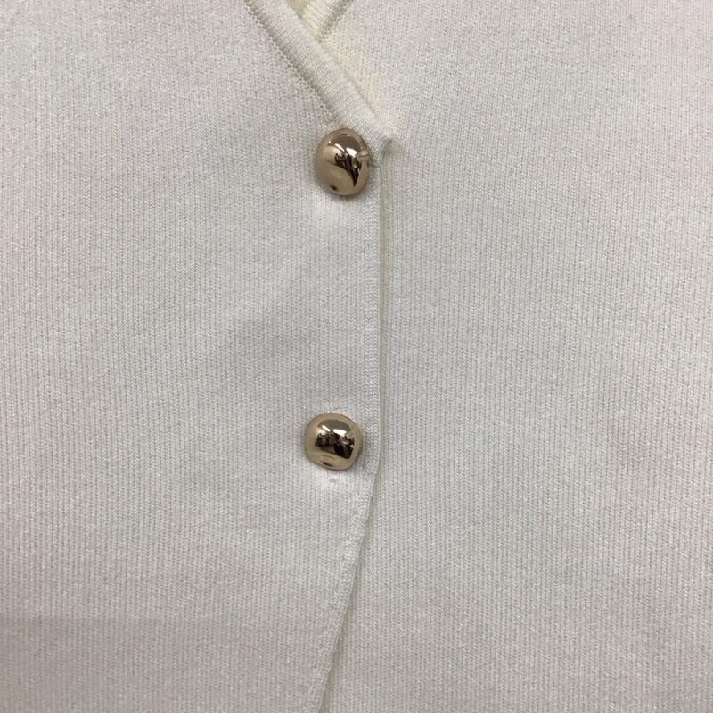 ザラ ZARA ベスト ベスト ニットベスト ノースリーブカットソー S 無地 アイボリー / アイボリー / レディース USED 古着 中古 10153449