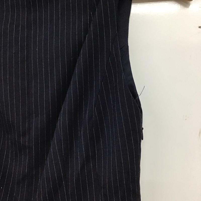 ザラ ZARA カットソー 半袖 ノースリーブカットソー プルオーバー S ストライプ 紺 / ネイビー / navy レディース USED 古着 中古 10153451