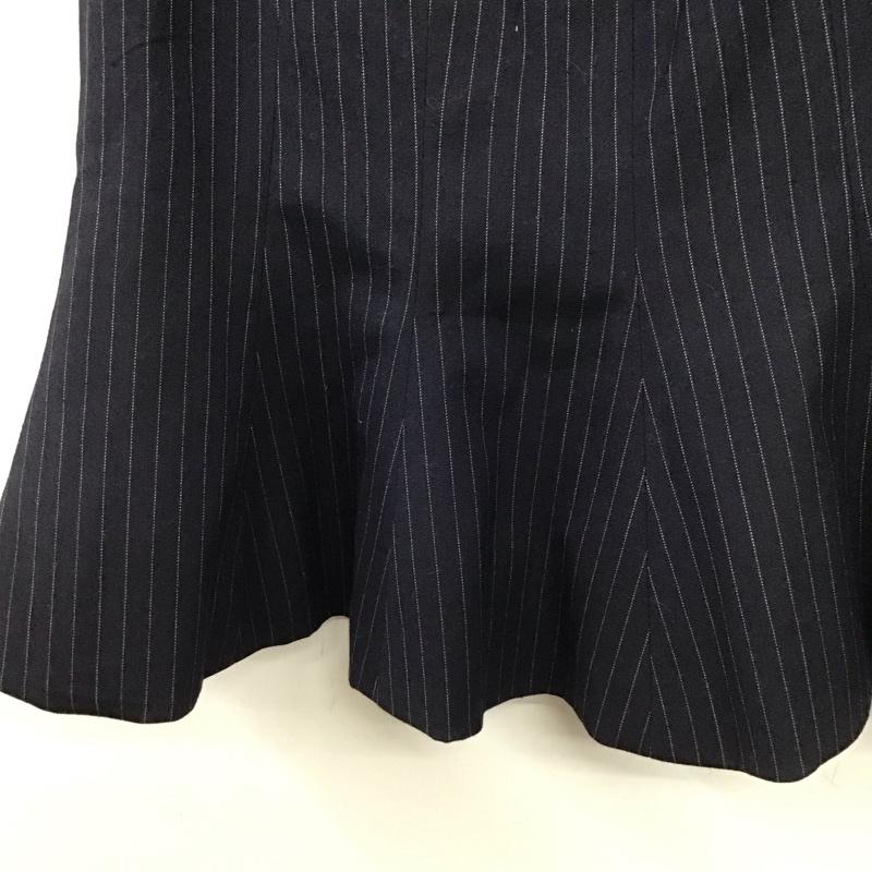 ザラ ZARA カットソー 半袖 ノースリーブカットソー プルオーバー S ストライプ 紺 / ネイビー / navy レディース USED 古着 中古 10153451