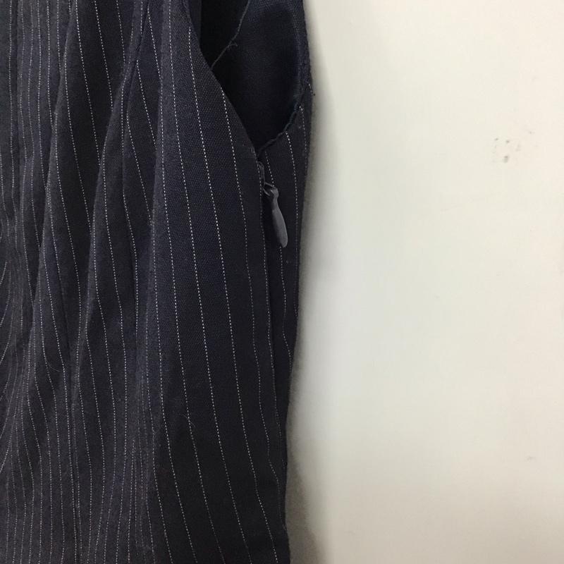 ザラ ZARA カットソー 半袖 ノースリーブカットソー プルオーバー S ストライプ 紺 / ネイビー / navy レディース USED 古着 中古 10153451