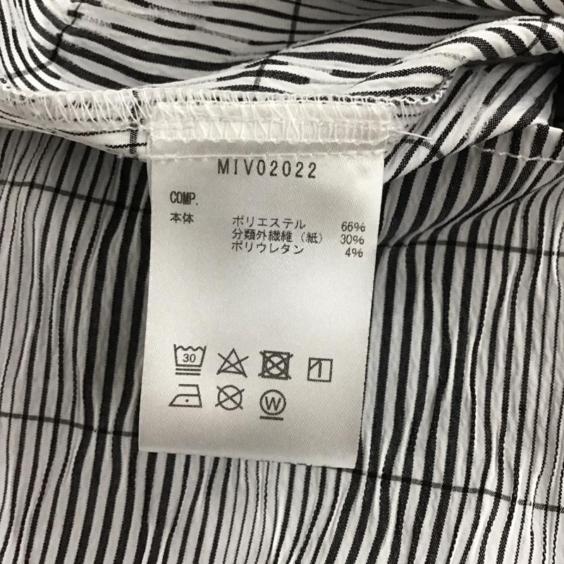 ミレー MILLET シャツ、ブラウス 長袖 長袖シャツ プリントシャツ カラーシャツ S 総柄 白 / ホワイト / white X ダークグレー / ダークグレー / レディース USED 古着 中古 10153454