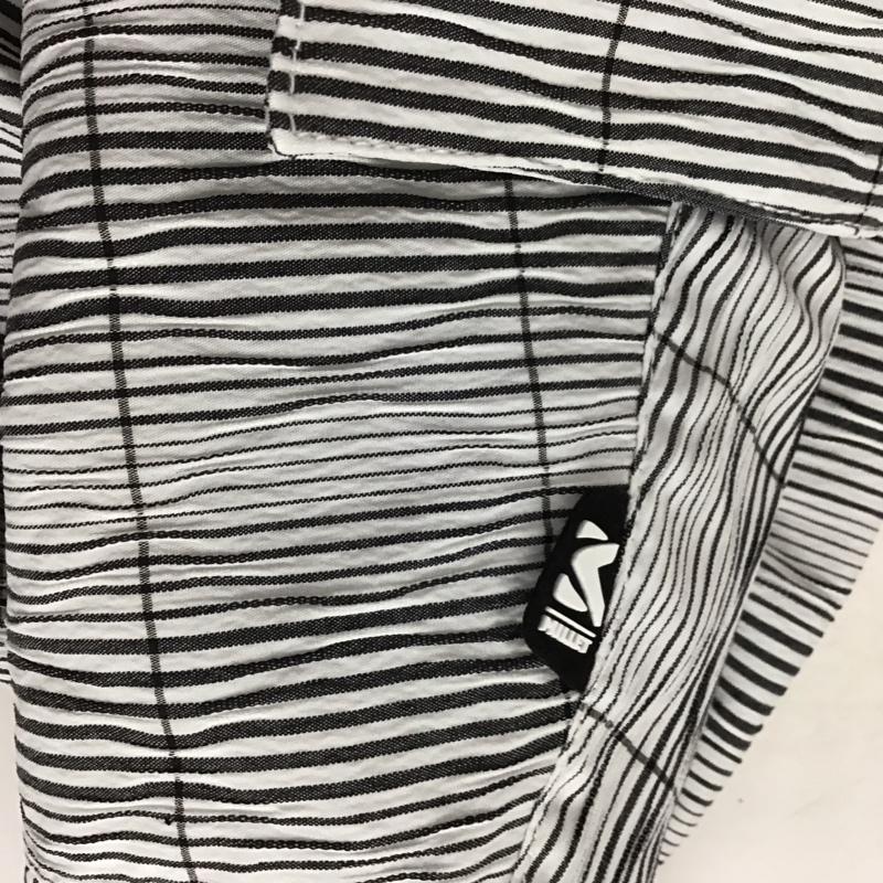 ミレー MILLET シャツ、ブラウス 長袖 長袖シャツ プリントシャツ カラーシャツ S 総柄 白 / ホワイト / white X ダークグレー / ダークグレー / レディース USED 古着 中古 10153454