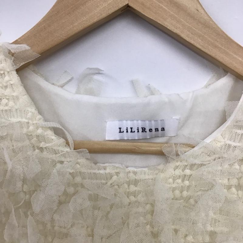 リリレナ LiLiRena ベスト ベスト ノースリーブカットソー プルオーバー  アイボリー / アイボリー / レディース USED 古着 中古 10153455