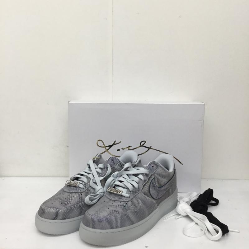 ナイキ NIKE スニーカー スニーカー II3925-400 エア フォース 1 LOW PROTRO LENT 27.0cm ロゴ、文字 紫 / パープル / purple X 銀 / シルバー / silver color X 青 / ブルー / blue メンズ USED 古着 中古 10153458
