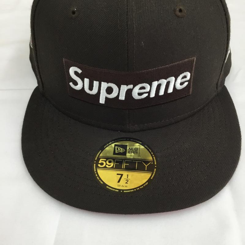 シュプリーム Supreme 帽子 キャップ NEW ERA No Comp Box Logo FREE ロゴ、文字 茶 / ブラウン / brown X 桃 / ピンク / pink メンズ USED 古着 中古 10153461