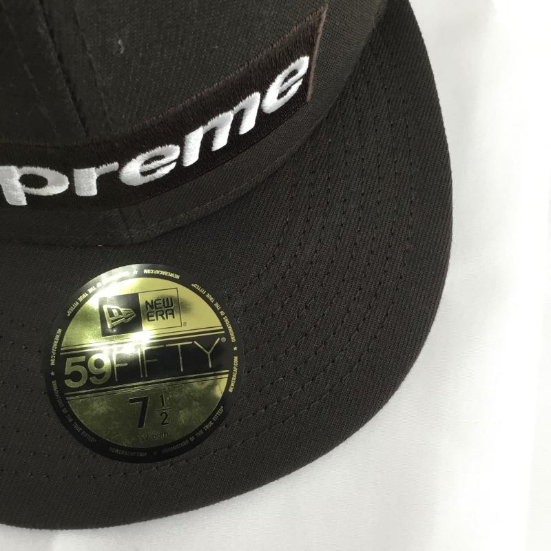 シュプリーム Supreme 帽子 キャップ NEW ERA No Comp Box Logo FREE ロゴ、文字 茶 / ブラウン / brown X 桃 / ピンク / pink メンズ USED 古着 中古 10153461