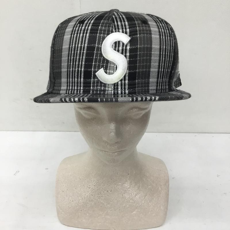 シュプリーム Supreme 帽子 キャップ Metallic Plaid S Logo NEW ERA FREE ロゴ、文字 黒 / ブラック / black X 灰 / グレー / gray メンズ USED 古着 中古 10153462