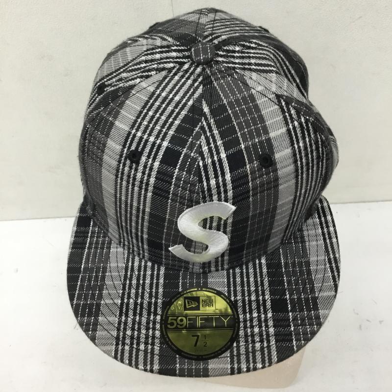 シュプリーム Supreme 帽子 キャップ Metallic Plaid S Logo NEW ERA FREE ロゴ、文字 黒 / ブラック / black X 灰 / グレー / gray メンズ USED 古着 中古 10153462