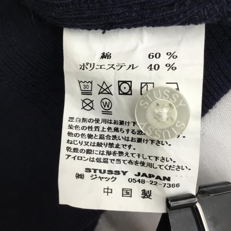 ステューシー STUSSY シャツ、ブラウス 半袖 Johnny Shirt M ロゴ、文字 紺 / ネイビー / navy メンズ USED 古着 中古 10153463