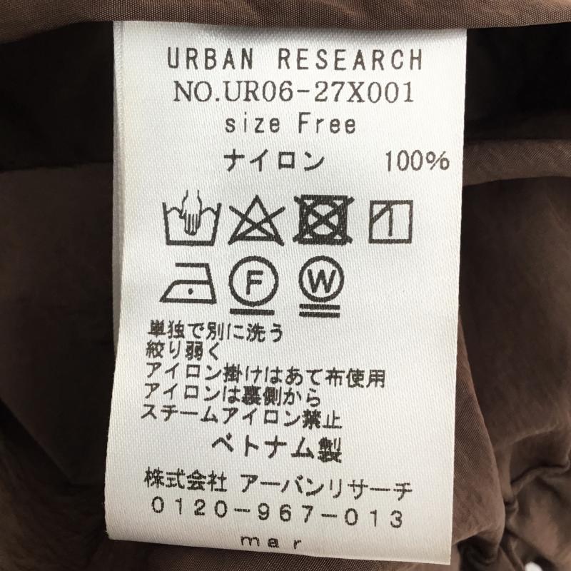 アーバンリサーチ URBAN RESEARCH ジャケット、上着 ジャケット、ブレザー UR06-27X001 ナイロンジャケット FREE 無地 茶 / ブラウン / brown レディース USED 古着 中古 10153464