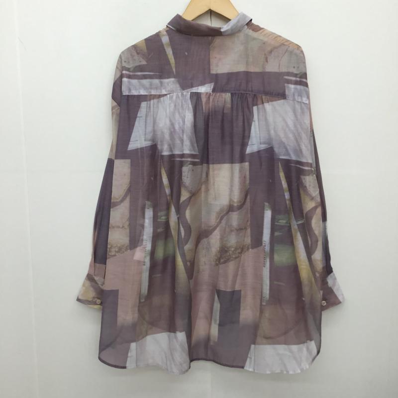 ローリーズファーム LOWRYS FARM シャツ、ブラウス 長袖 LF624001AD シアーシャツ 2 総柄 マルチカラー / マルチカラー / multicolor レディース USED 古着 中古 10153465