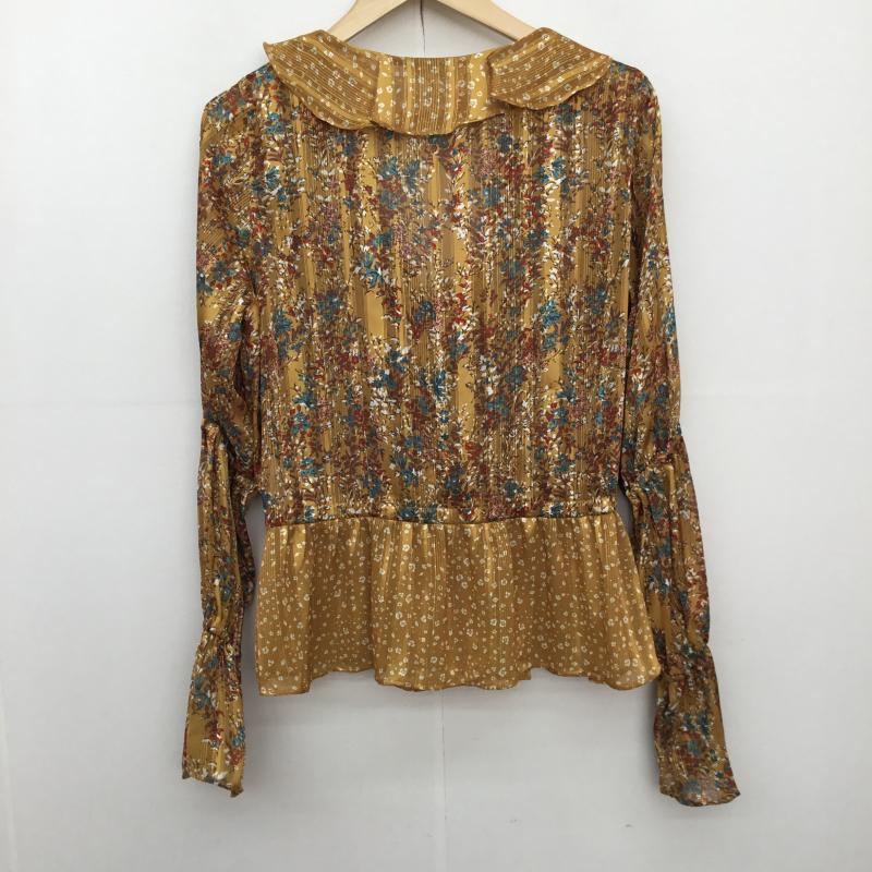 フリークスストア FREAK S STORE シャツ、ブラウス 長袖 FREE 花柄 黄 / イエロー / yellow レディース USED 古着 中古 10153469