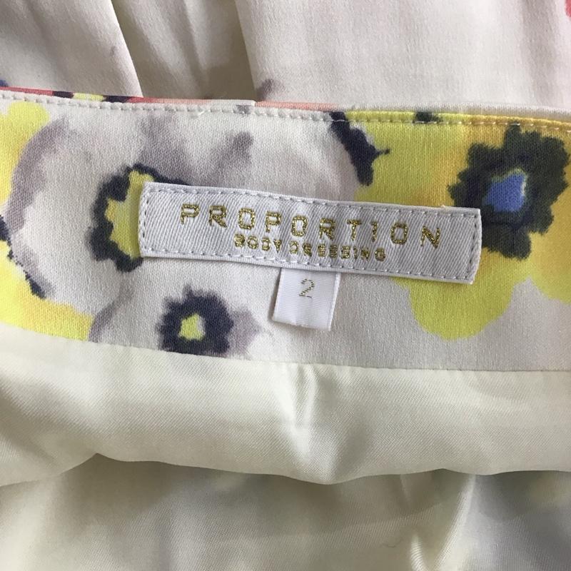 プロポーションボディドレッシング PROPORTION BODY DRESSING スカート ミニスカート 2 総柄 マルチカラー / マルチカラー / multicolor レディース USED 古着 中古 10153472