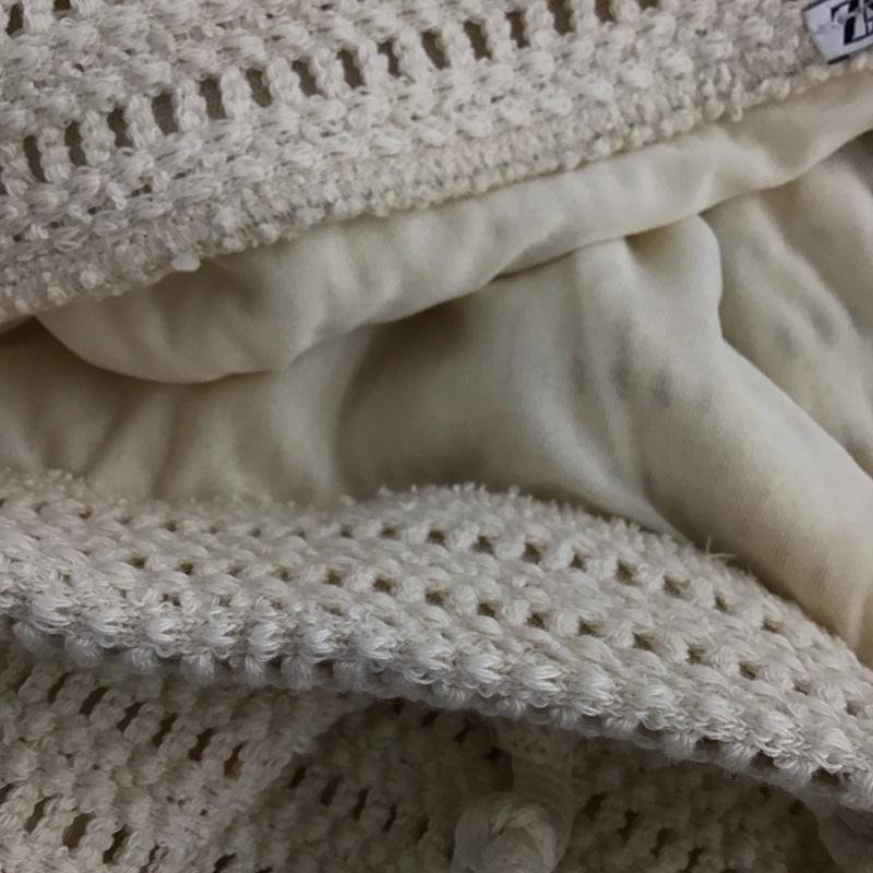 ザラ ZARA スカート ミニスカート ひまわり タグ付 L 無地 オフホワイト / オフホワイト / レディース USED 古着 中古 10153473
