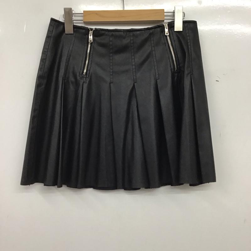 ザラ ZARA スカート ミニスカート S 無地 黒 / ブラック / black レディース USED 古着 中古 10153478