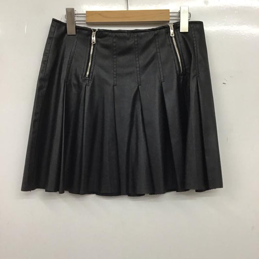 ザラ ZARA スカート ミニスカート S 無地 黒 / ブラック / black レディース USED 古着 中古 10153478
